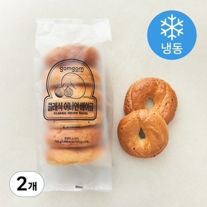 곰곰 어니언 베이글 6개입, 720g, 2개