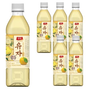 양반 유자 제로, 500ml, 6개