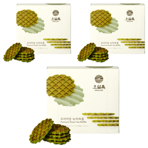 오설록 프리미엄 녹차와플, 72g, 3개