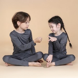 보누맘 아동용 웜히트텍 발열 실내복 상하세트