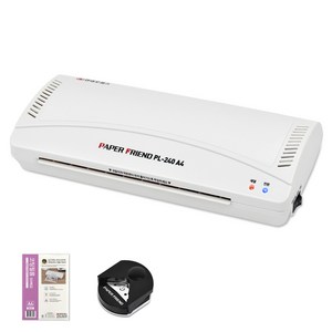 페이퍼프랜드 코팅기 PL-240 A4 + A4 코팅지 50매 + 코너라운더