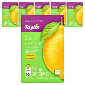 테일러 유기농 하루레몬즙, 20ml, 60개