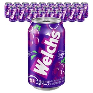 웰치스 포도맛, 355ml, 24개