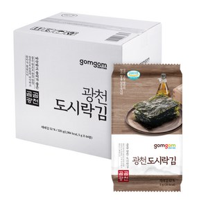 곰곰 광천 도시락김, 5g, 64개