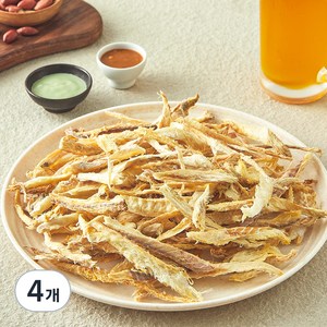 해맑은푸드 빠삭 구운 먹태 + 소스 세트, 160g, 4개