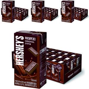 허쉬 초콜릿드링크 오리지널, 190ml, 96개