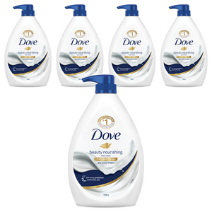 도브 뷰티 너리싱 바디워시, 1kg, 5개