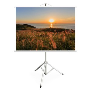 윤씨네 족자 삼각대 스크린 화이트 2m 4:3