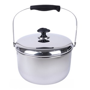 리빙글로리 미니들통 9L 국내생산, 27cm, 실버, 1개