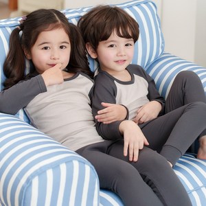 보누맘 나그랑 기모 골지 실내복 상하의 세트