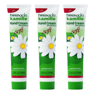 허바신 카밀 소프트 핸드크림 캐모마일, 75ml, 3개