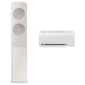 삼성전자 멀티형 에어컨, 3등급, 스탠드형 : 56.9㎡(17.2평) 벽걸이형 : 18.7㎡(5.7평), 제습 가능, 2025.03