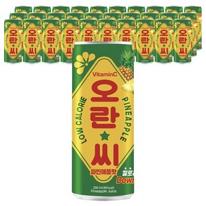 동아오츠카 오란씨 파인애플 캔, 250ml, 60개