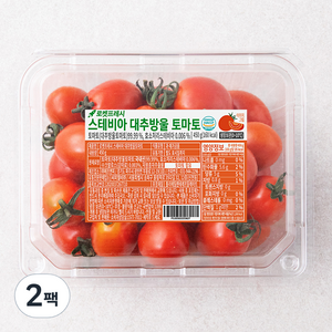 스테비아 대추방울토마토, 450g, 2팩