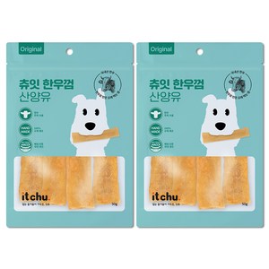 핏펫 츄잇 강아지 덴탈껌 50g, 산양유, 2개