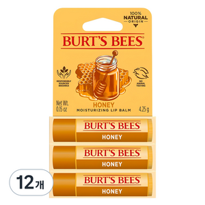 버츠비 모이스춰 라이징 립밤, 허니, 4.25g, 12개