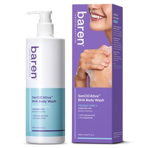 바렌 센시카티브 등드름 바디워시, 500ml, 1개