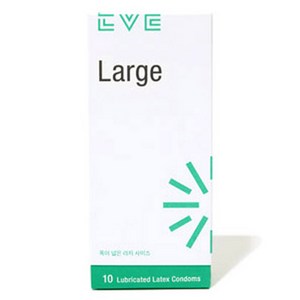 EVE 라지 일반형 콘돔, 10개입, 1개