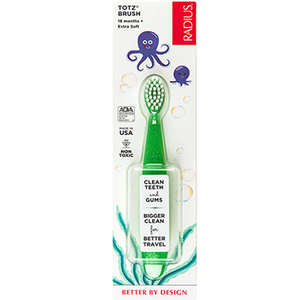래디어스 토츠 유아 칫솔, 그린, 1개입, 1개