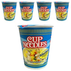 컵누들 닛신 씨푸드맛 71g, 5개