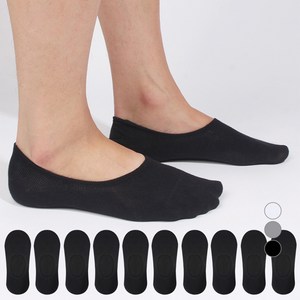 두발로 남성용 안벗겨짐 자물쇠 페이크삭스 10켤레