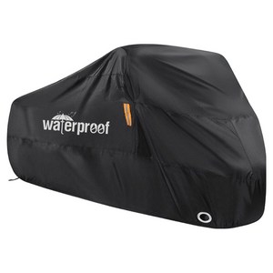 로얄클라쓰 오토바이 보호 방수 커버, 블랙, XXL