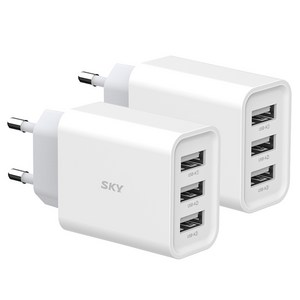 SKY 필 C3 18W 3포트 USB 어댑터 멀티 충전기