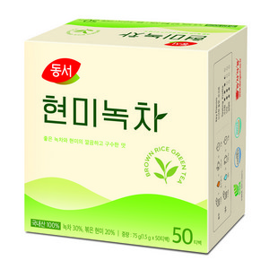 동서 현미녹차 티백, 1.5g, 50개입, 1개