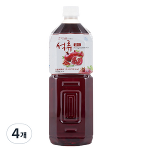 파낙스 참다음 석류 골드 음료베이스, 4개, 4개, 1.5L 1 과일즙 매실즙 매실청