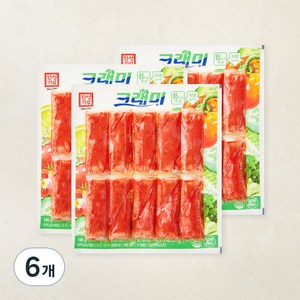 한성기업 크래미 맛살, 180g, 6개