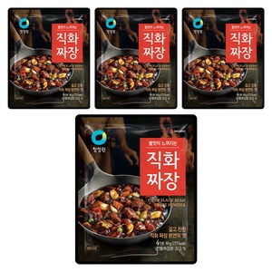 청정원 직화짜장 분말, 80g, 4개