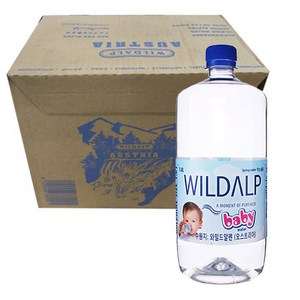 와일드알프 베이비워터, 1L, 6개