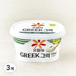 요플레 그릭 마일드, 400g, 3개