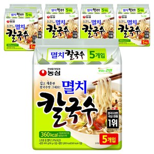 농심 멸치 칼국수, 98g, 30개