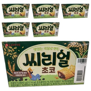 롯데웰푸드 씨리얼 초코, 42g, 6개