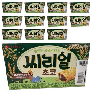 롯데웰푸드 씨리얼 초코, 42g, 12개