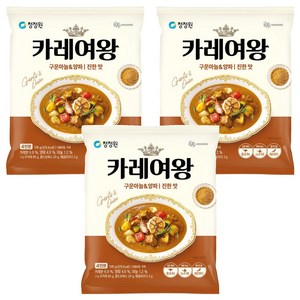 카레여왕 구운마늘&양파 분말카레, 108g, 3개