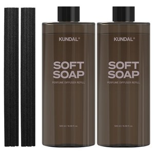 쿤달 퍼퓸 디퓨저 리필 2P+섬유스틱 14P