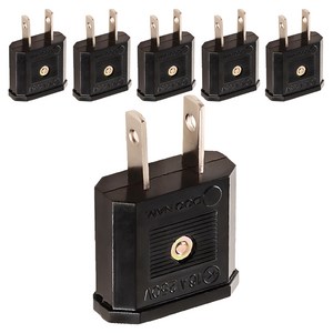 플라이토 돼지코 220V 변환 110V 여행용 어댑터 플러그 1구 E-9710