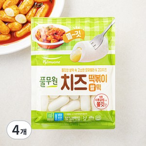풀무원 치즈 떡볶이떡 2~3인분, 400g, 4개