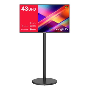 와이드뷰 4K UHD LED TV, 109cm(43인치), 스마트 TV, 스탠드형, 고객직접설치
