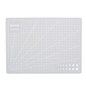 큐브라운드 A4 컷팅 데스크 매트 패드, 회색