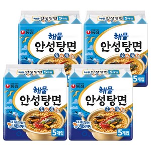 안성탕면 해물맛 112g, 20개, (5개입 X 4팩)