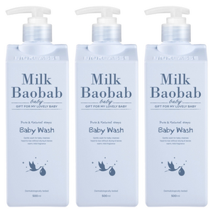 밀크바오밥 베이비 올인원 워시, 500ml, 3개