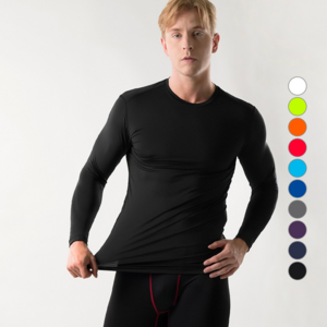 아르메데스 남성용 무지테크핏 언더레이어 긴팔 AR-52