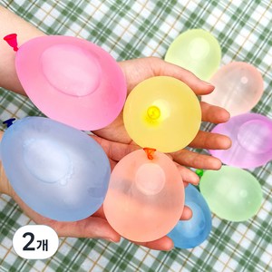 리드홈 물넣기 간편한 라텍스 대량 물풍선 500p, 혼합색상, 2개