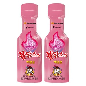 삼양 까르보불닭소스, 200g, 2개