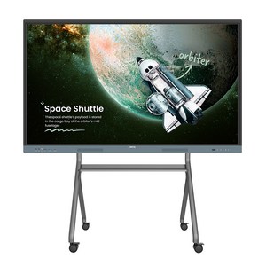 벤큐 4K UHD 전자칠판 벽걸이형 189.27cm + 스탠드 세트 방문설치