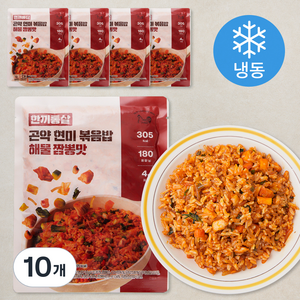 한끼통살 곤약 현미 볶음밥 해물 짬뽕맛 (냉동), 180g, 10개