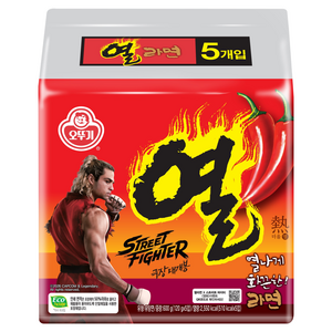 오뚜기 열라면 120g, 5개